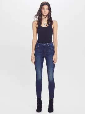 MOTHER - High Waisted Looker Ankle Jeans in Up Your Alley