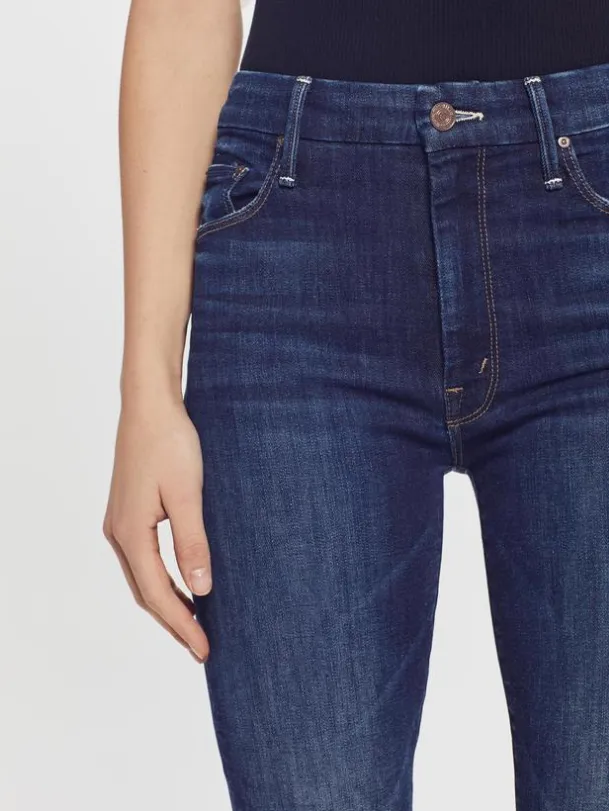 MOTHER - High Waisted Looker Ankle Jeans in Up Your Alley