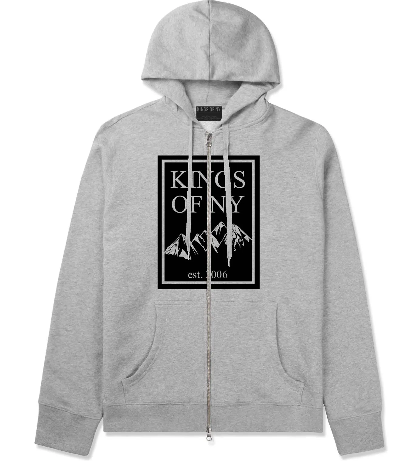 Mountain Range Est 2006 Zip Up Hoodie Hoody