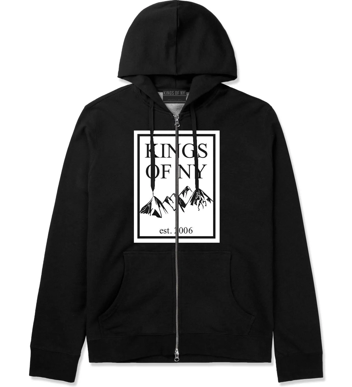 Mountain Range Est 2006 Zip Up Hoodie Hoody