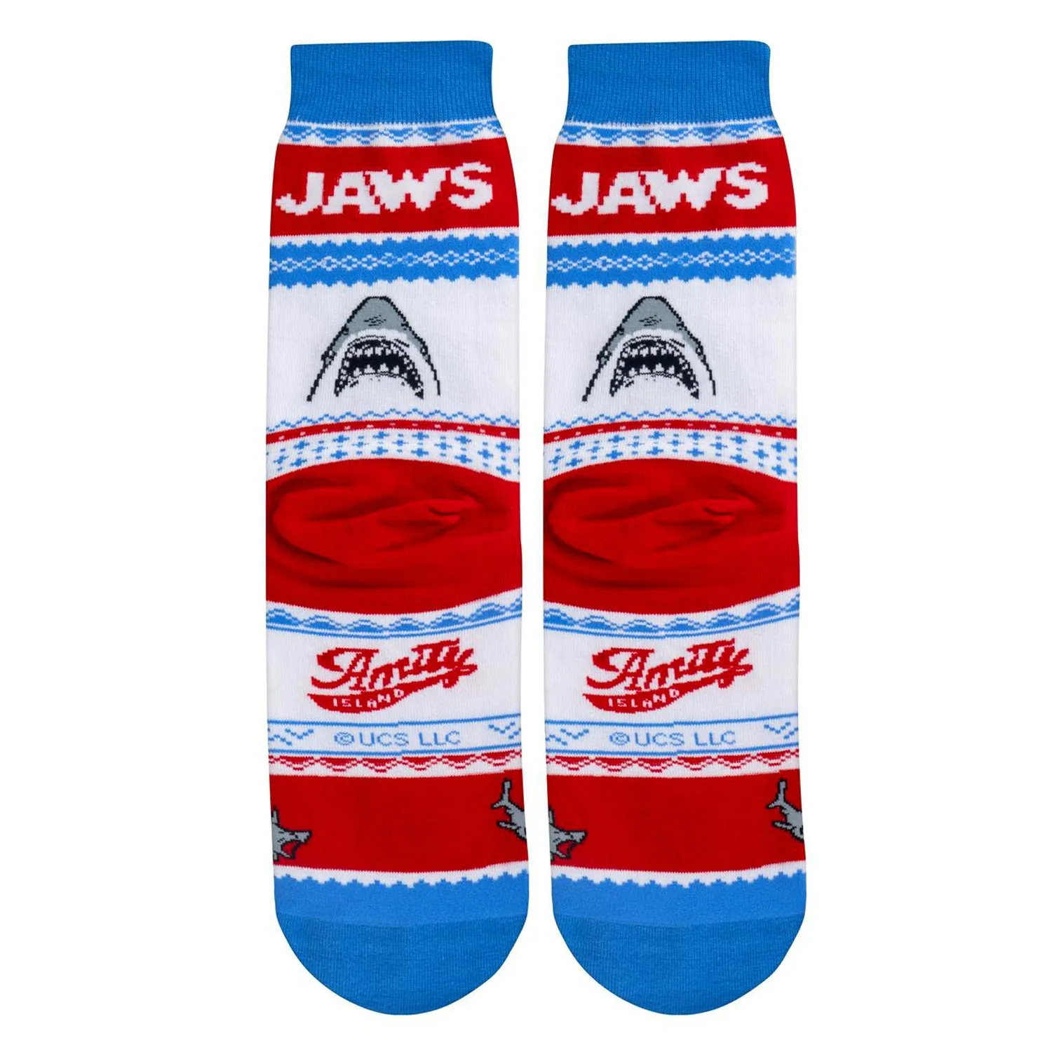 Odd Sox Men's Crew Socks - Jaws Sweater