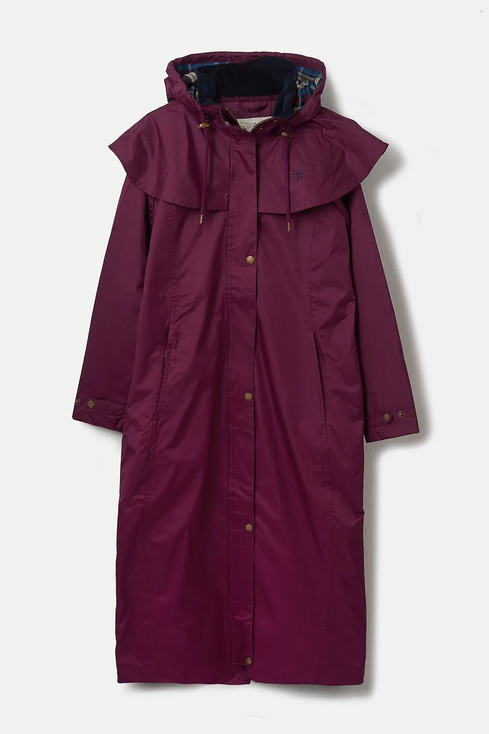 Outback Full Length Waterproof Raincoat - Plum