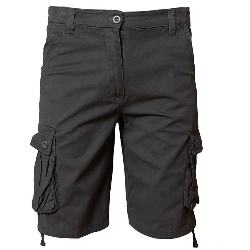 Pologize™ Solid Multi-Pocket Cargo Shorts