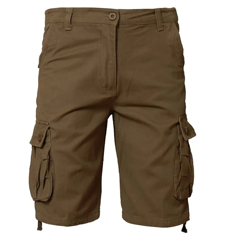 Pologize™ Solid Multi-Pocket Cargo Shorts