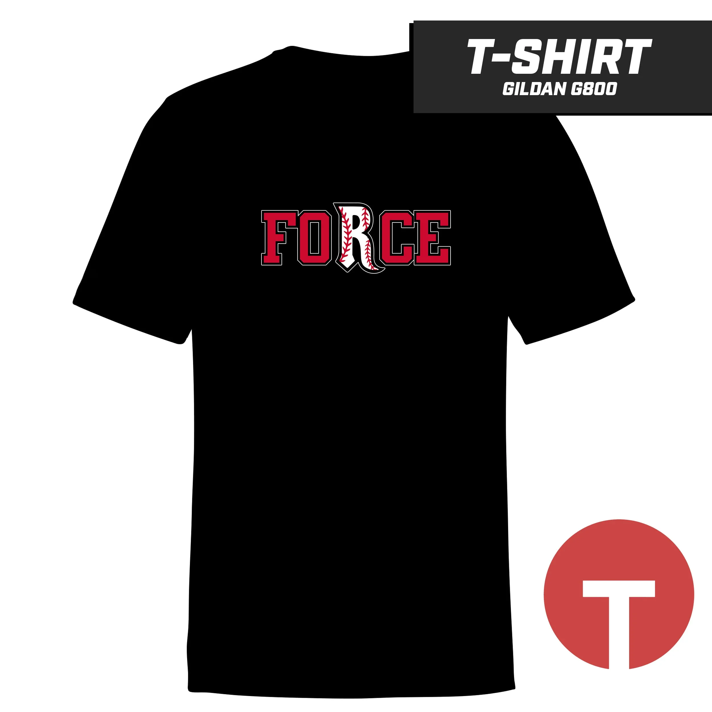 Relentless Force - LOGO 3 - T-Shirt Gildan G800