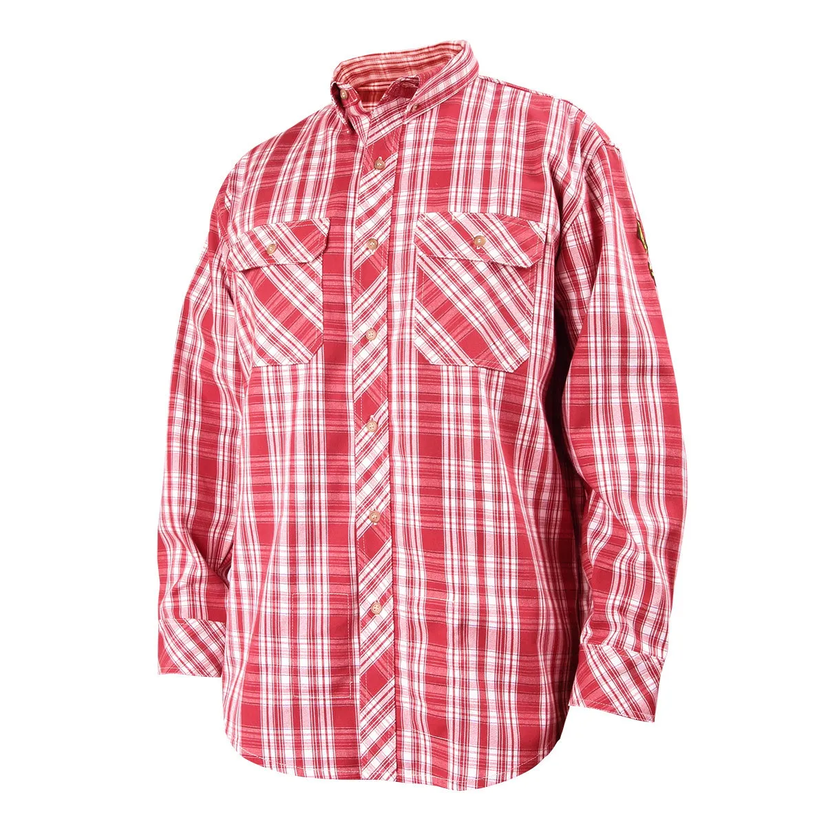 Revco Black Stallion AR/FR Red Plaid Cotton Work Shirt (WF2110-PR)