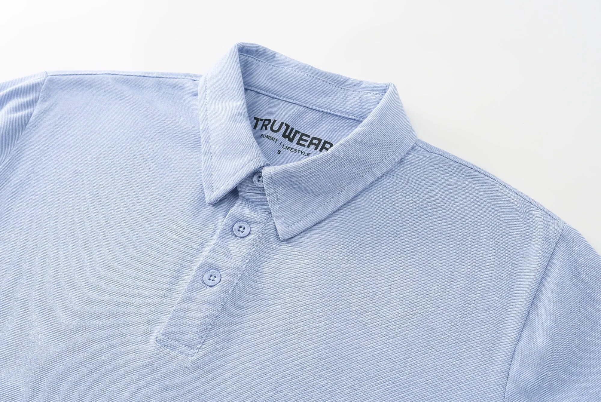 Summit Heather Blue Polo