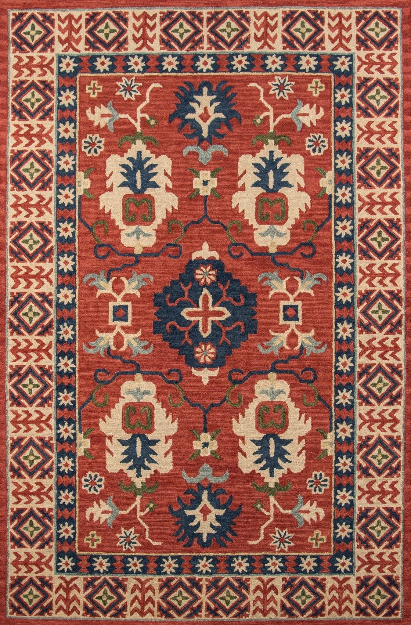 Tangier TAN-3 Red Rug