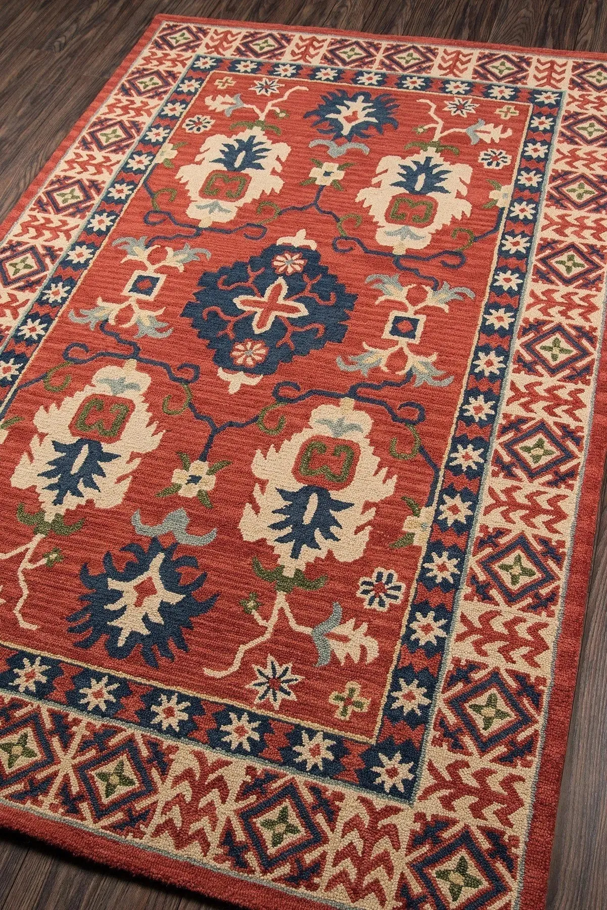 Tangier TAN-3 Red Rug