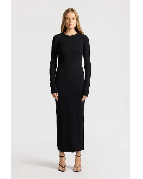 Verona Crewneck Maxi Dress