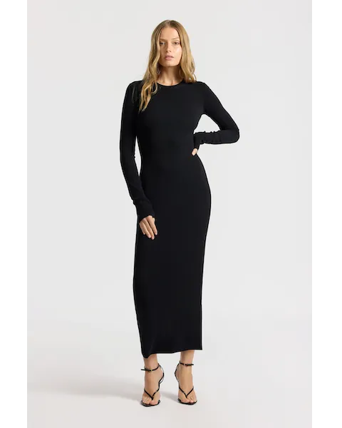 Verona Crewneck Maxi Dress