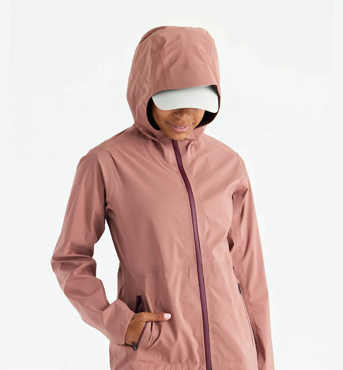 Women's Cloudshield Rain Coat w/ Headwaters Logo