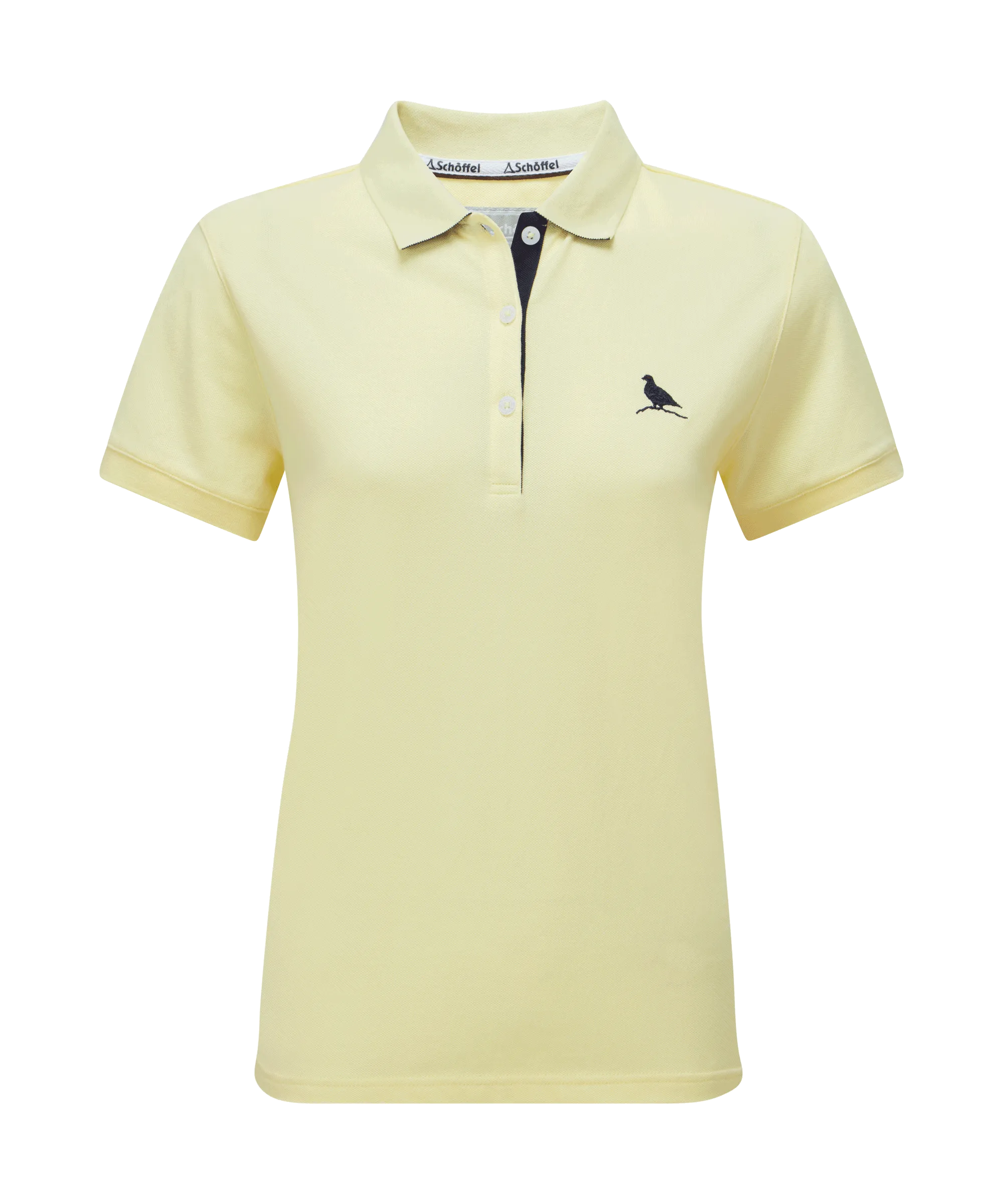 Women's St Ives Polo Shirt - Pale Lemon