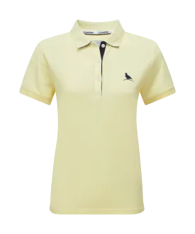 Women's St Ives Polo Shirt - Pale Lemon