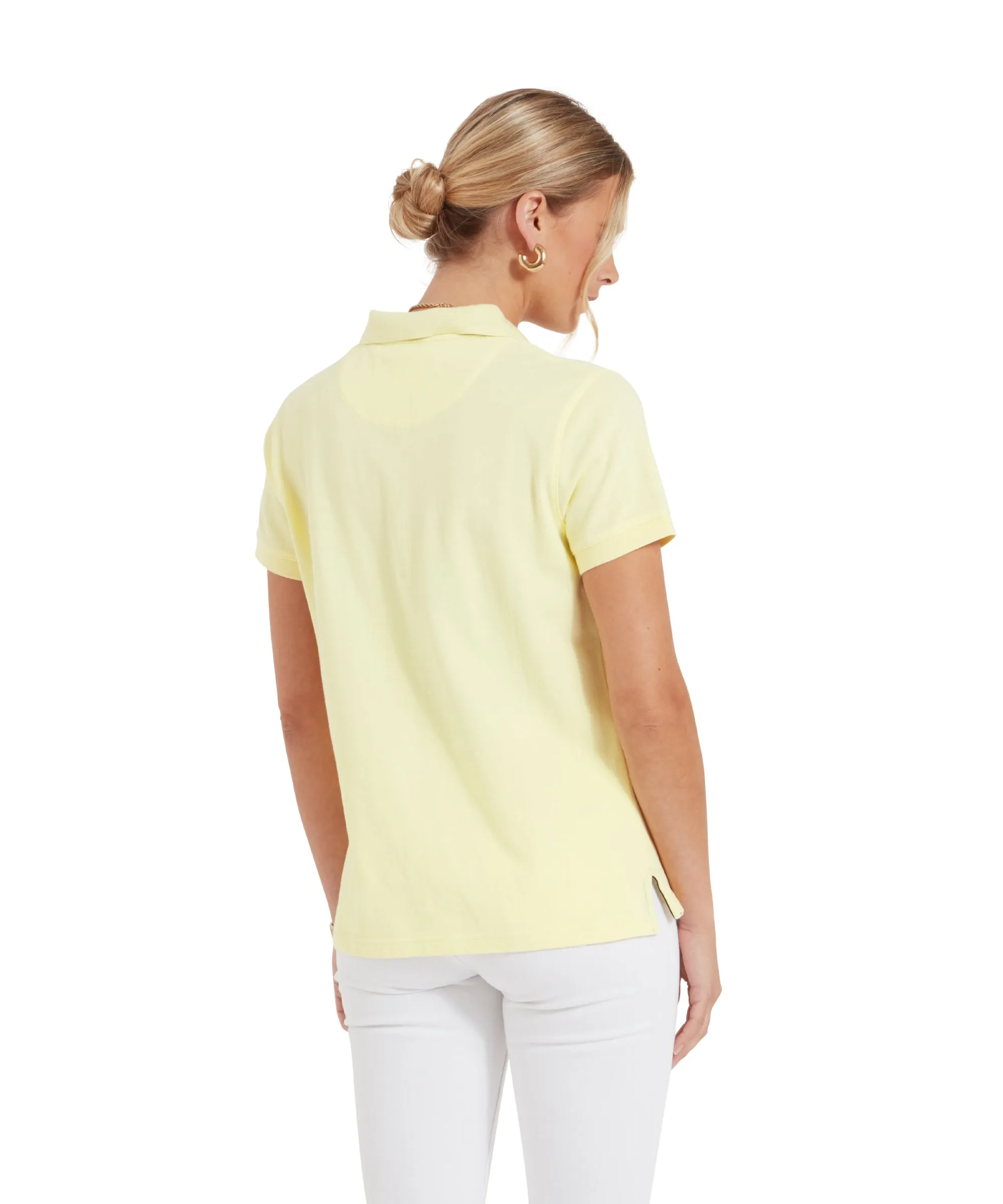 Women's St Ives Polo Shirt - Pale Lemon