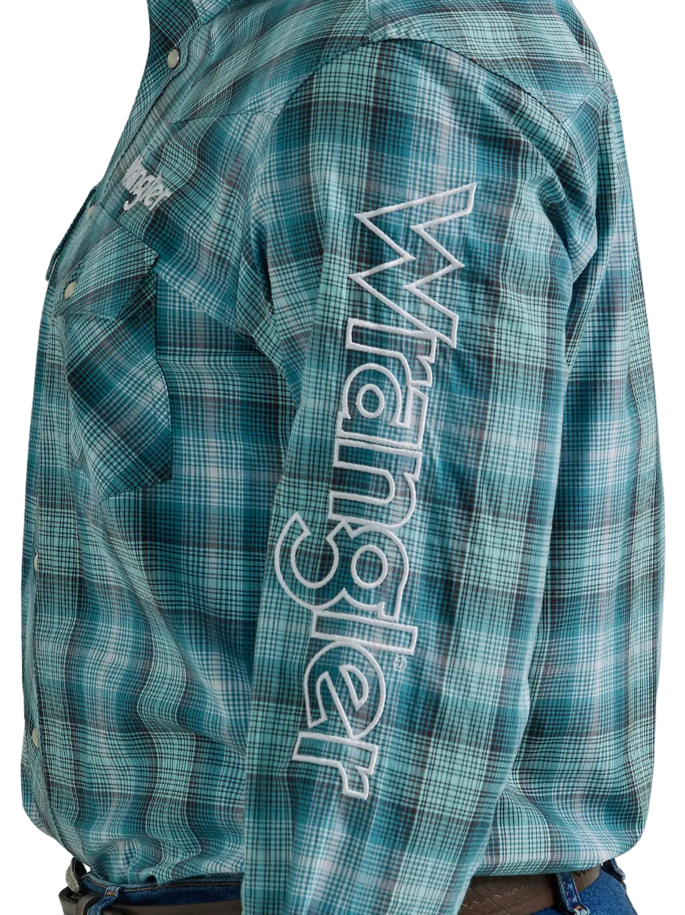 Wrangler Men's Larkspur Western Snap Shirt