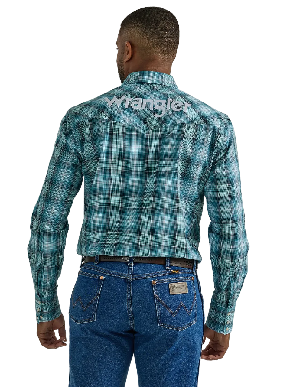 Wrangler Men's Larkspur Western Snap Shirt